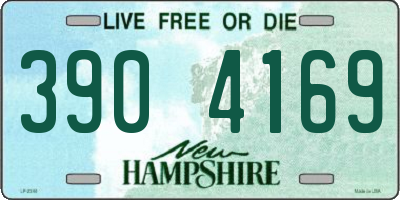 NH license plate 3904169