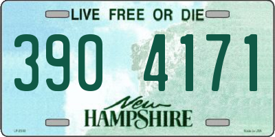 NH license plate 3904171