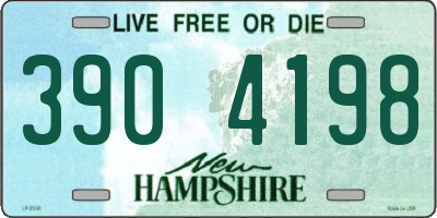 NH license plate 3904198