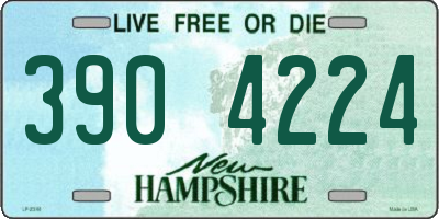 NH license plate 3904224