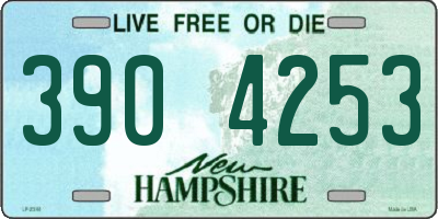 NH license plate 3904253