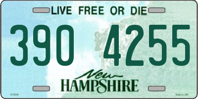 NH license plate 3904255
