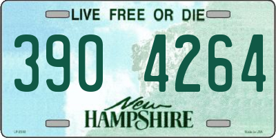 NH license plate 3904264