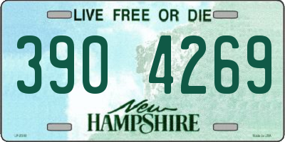 NH license plate 3904269