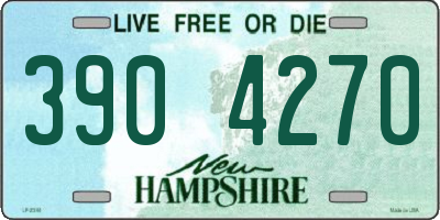 NH license plate 3904270