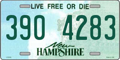 NH license plate 3904283