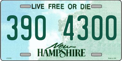 NH license plate 3904300