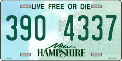 NH license plate 3904337