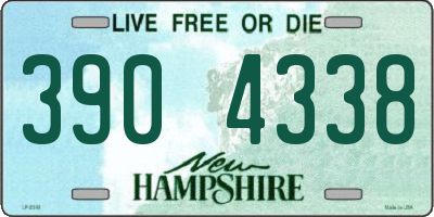NH license plate 3904338