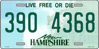 NH license plate 3904368