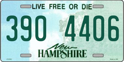 NH license plate 3904406