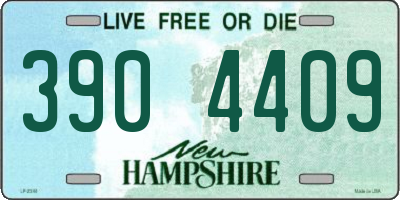 NH license plate 3904409