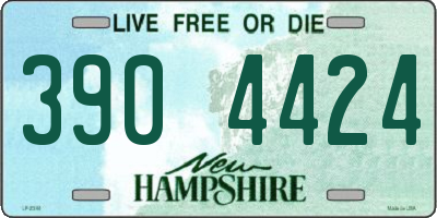 NH license plate 3904424