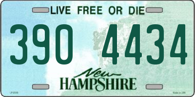 NH license plate 3904434