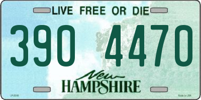 NH license plate 3904470