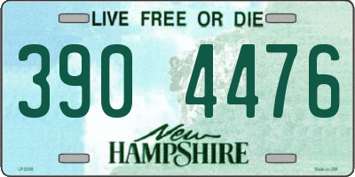 NH license plate 3904476