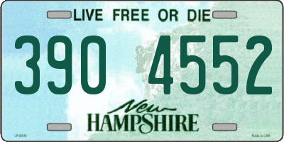 NH license plate 3904552