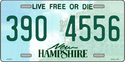 NH license plate 3904556