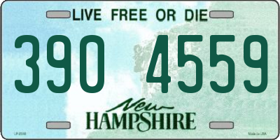 NH license plate 3904559