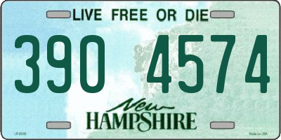 NH license plate 3904574
