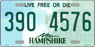 NH license plate 3904576