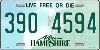 NH license plate 3904594