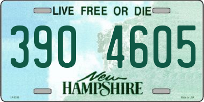 NH license plate 3904605