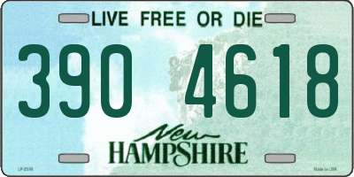 NH license plate 3904618