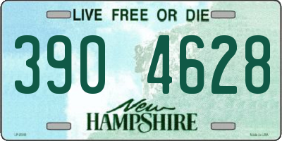 NH license plate 3904628