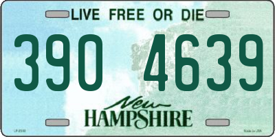 NH license plate 3904639