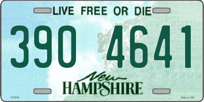 NH license plate 3904641