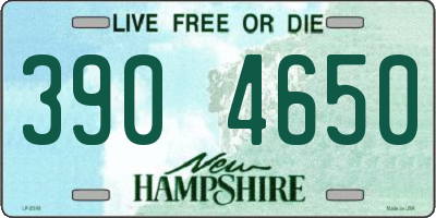 NH license plate 3904650