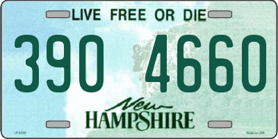 NH license plate 3904660