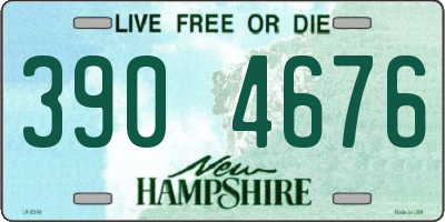 NH license plate 3904676