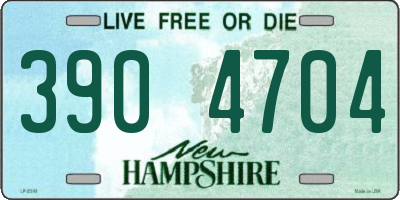 NH license plate 3904704