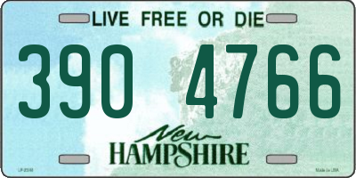 NH license plate 3904766