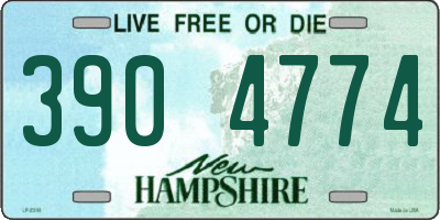 NH license plate 3904774