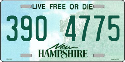 NH license plate 3904775