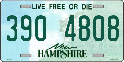 NH license plate 3904808