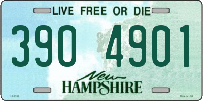 NH license plate 3904901