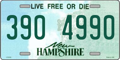 NH license plate 3904990