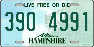 NH license plate 3904991