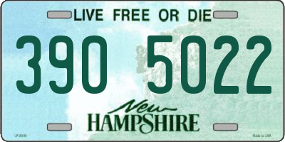 NH license plate 3905022