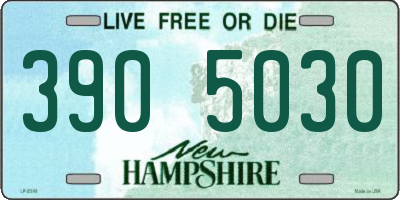 NH license plate 3905030