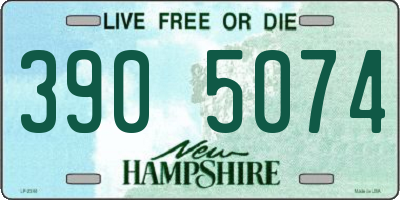 NH license plate 3905074
