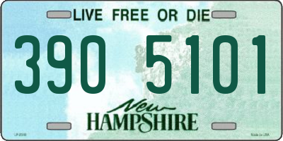 NH license plate 3905101