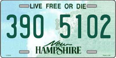 NH license plate 3905102