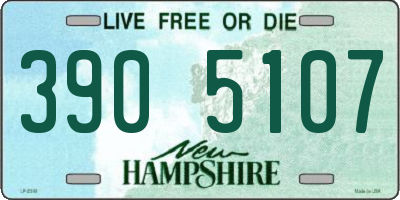 NH license plate 3905107
