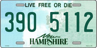 NH license plate 3905112