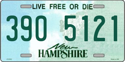 NH license plate 3905121